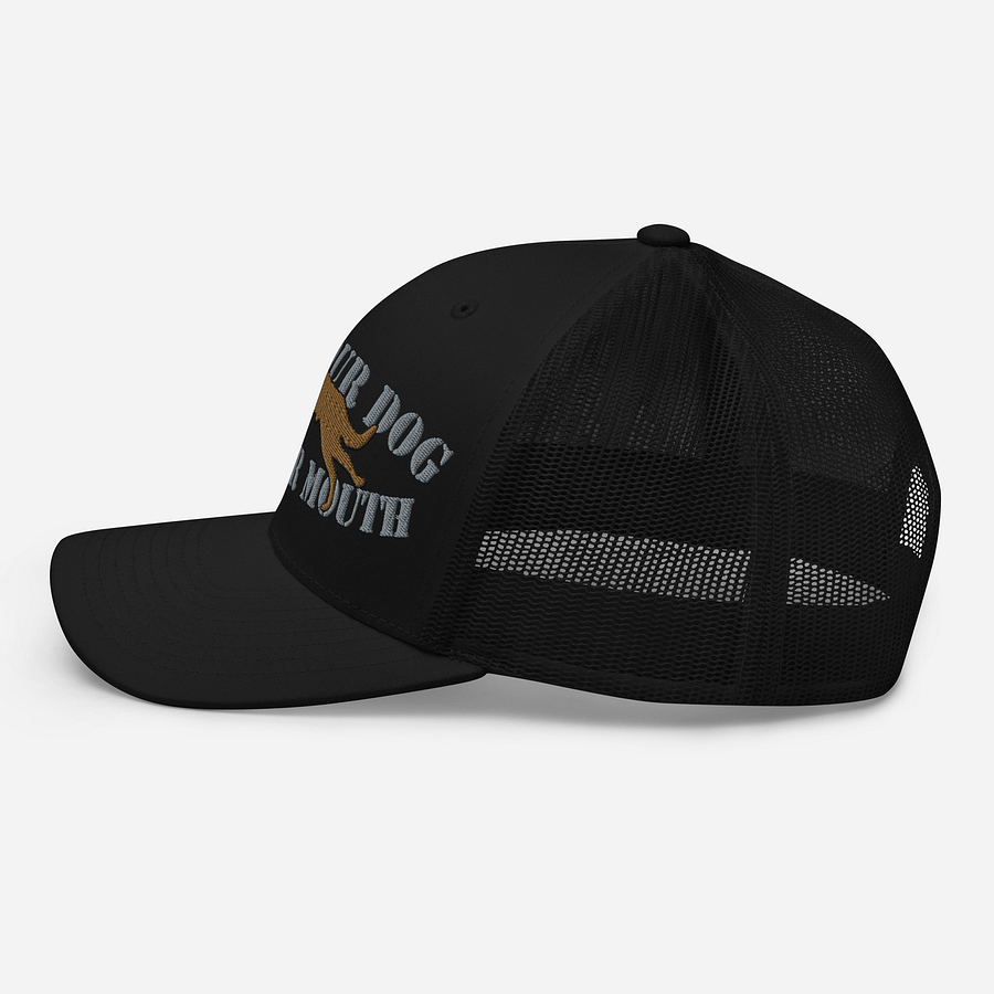 Run Your Dog, Not Your Mouth Retro Trucker Hat - Adult Unisex product image (6)