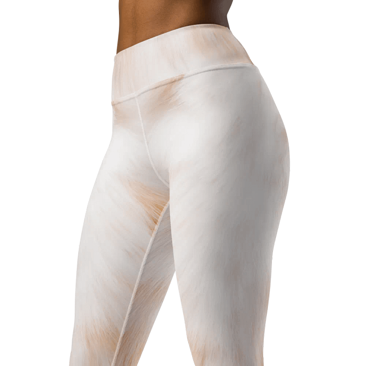 Cream Cat Yoga Leggings product image (2)