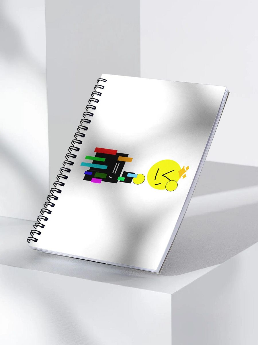 Bobby & Glitchy (Fist Bump, Spiral) Notebook product image (3)