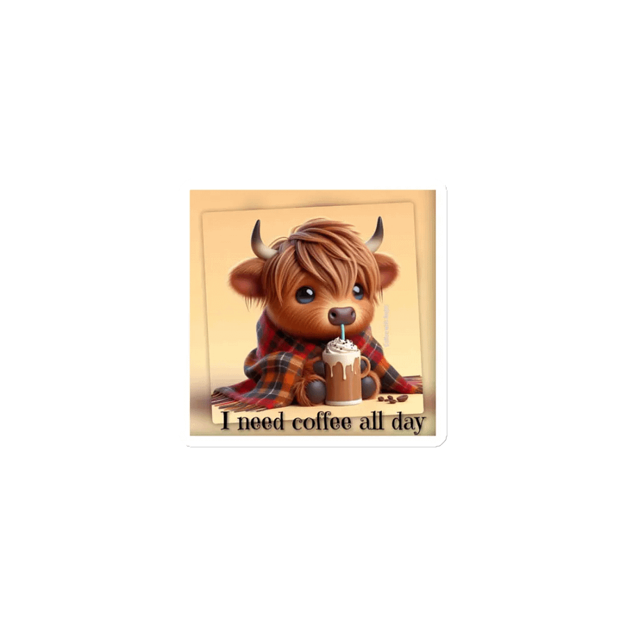 Coffee Cow Die-Cut Magnets product image (1)