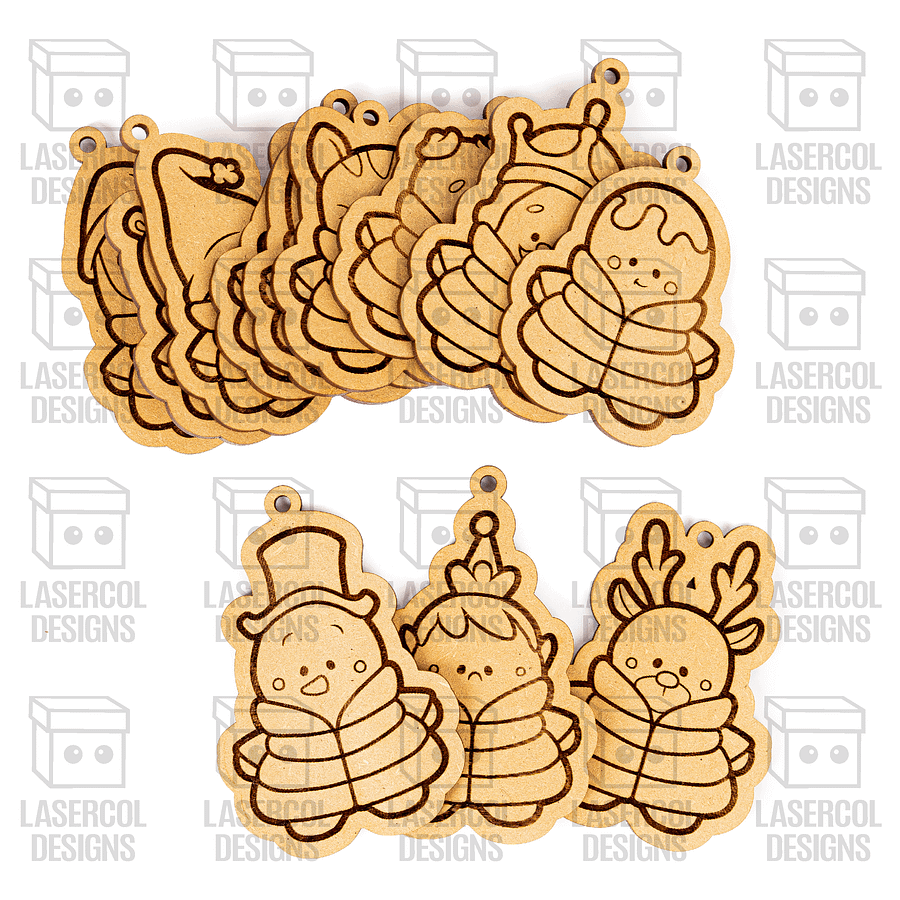 Christmas Ornaments - Laser Cut Files product image (9)