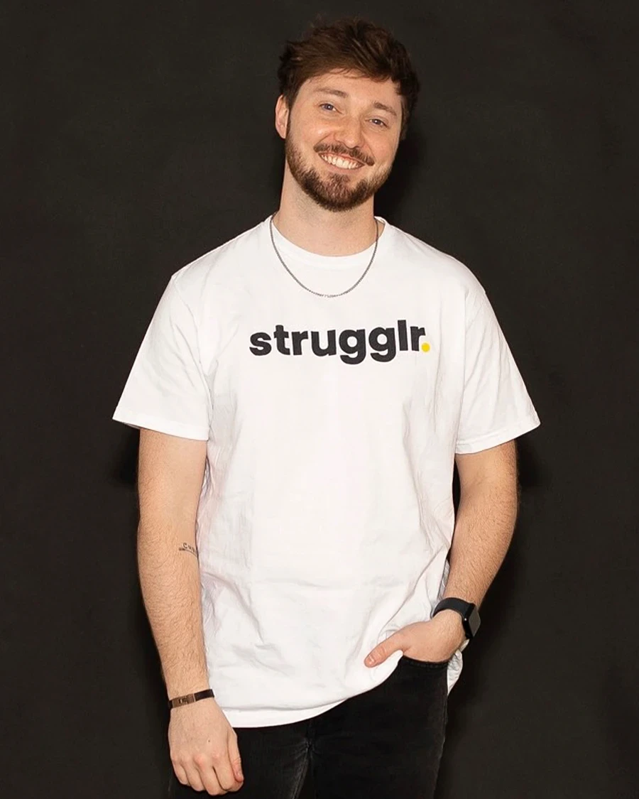 Strugglr. Tee - White product image (2)