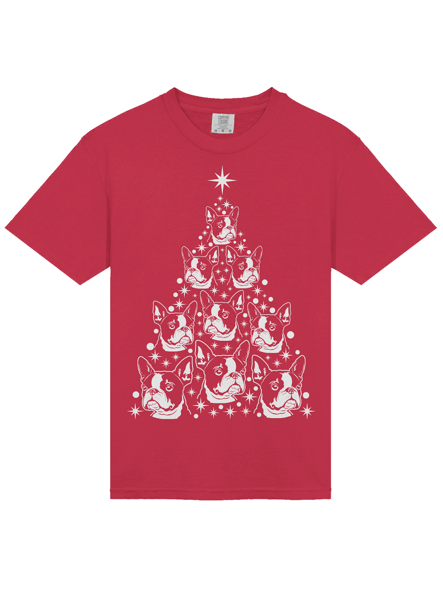 Boston Terrier Christmas Tree T-Shirt product image (33)
