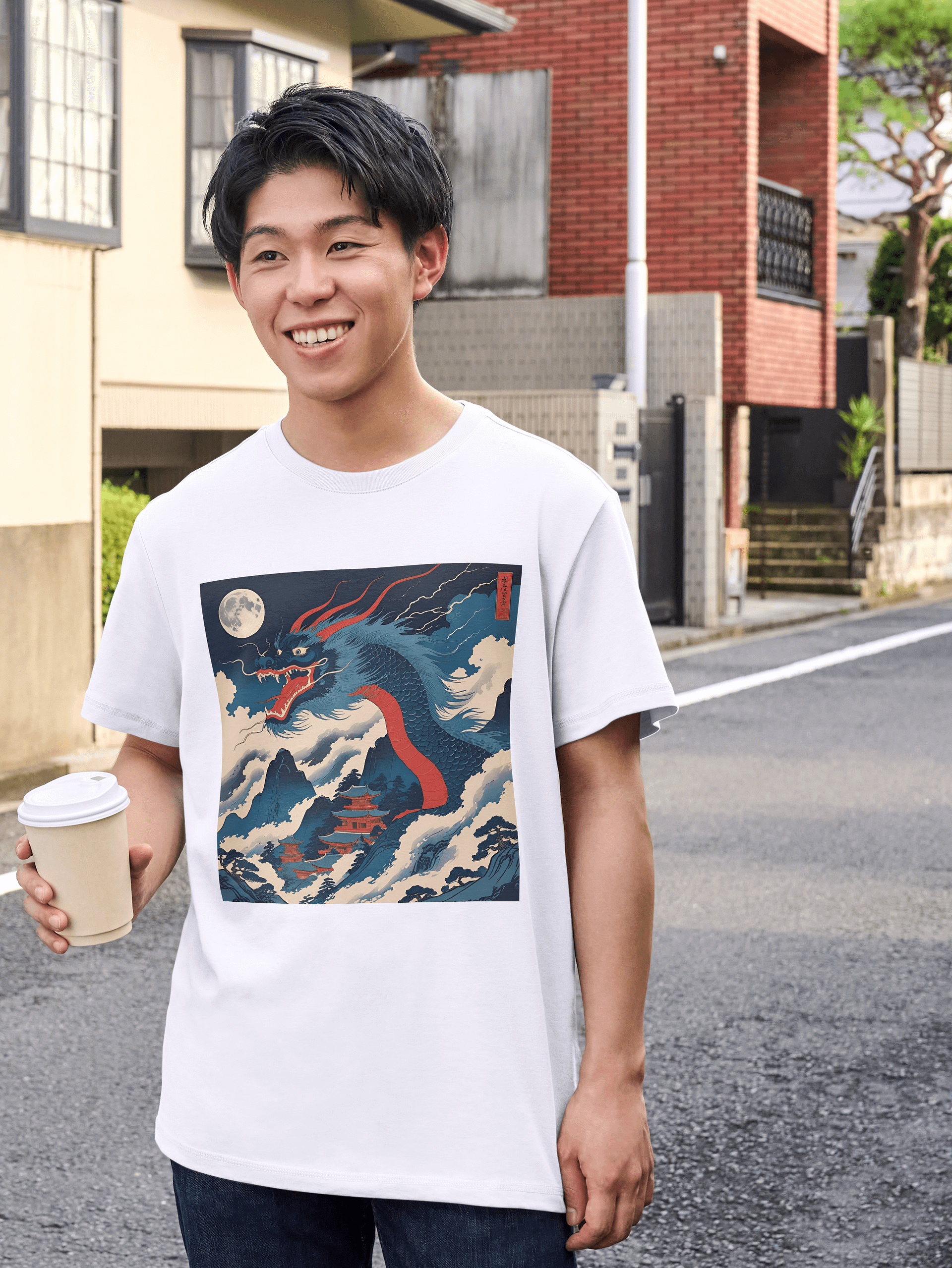 Ryoshin - Yoru no Ryū (Night Dragon), Ancient Ryū Collection, T-Shirt, Front Design product image (3)