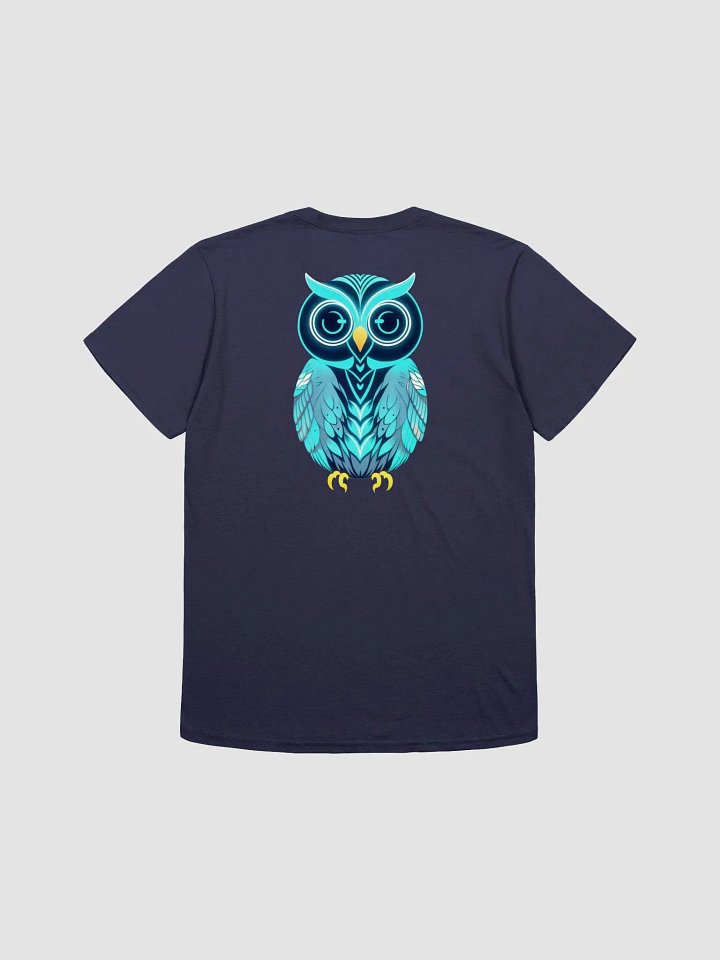 Neon Owl Glow Unisex T-Shirt product image (14)