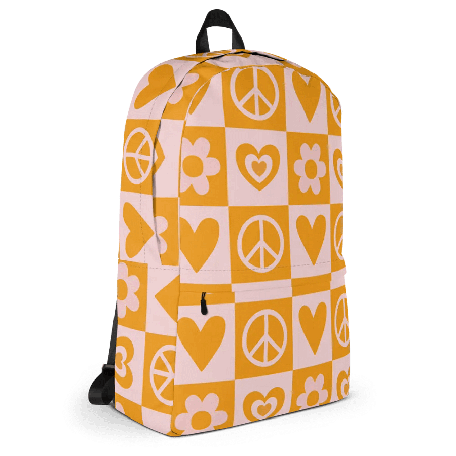 Peace, Love, and Harmony Backpack product image (5)