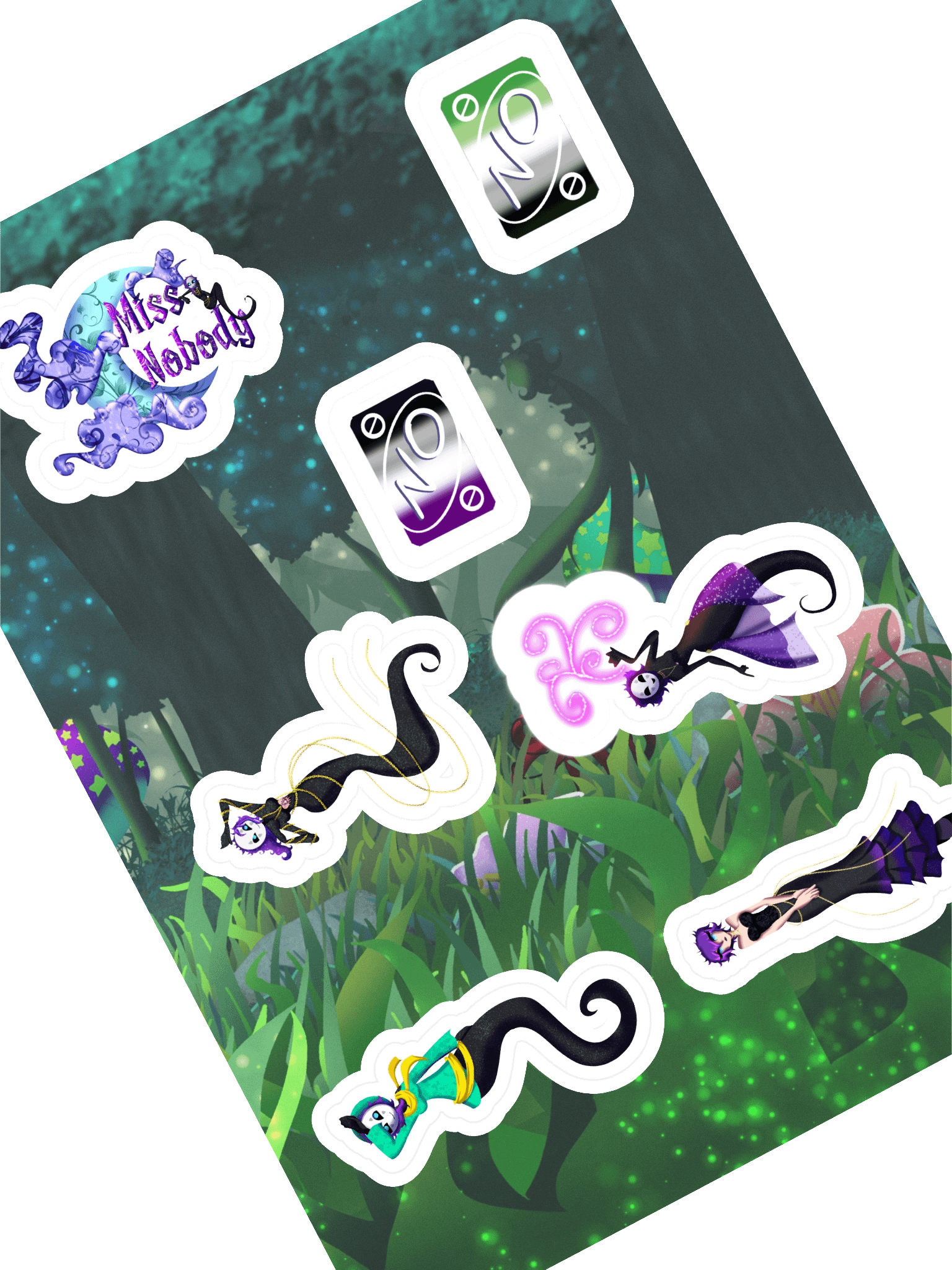 Miss Nobody Sticker Sheet product image (1)