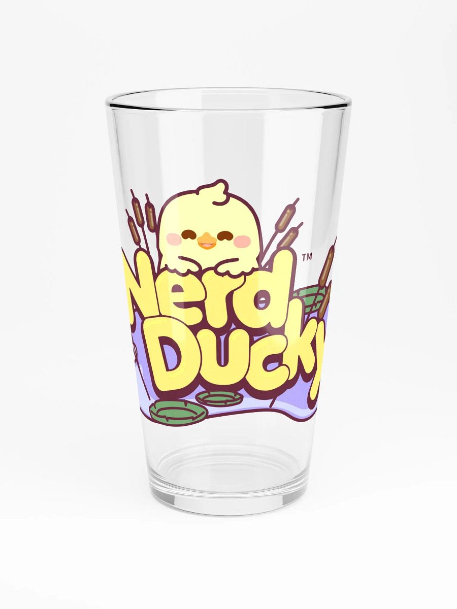 Nerd Ducky Pint Glass product image (3)