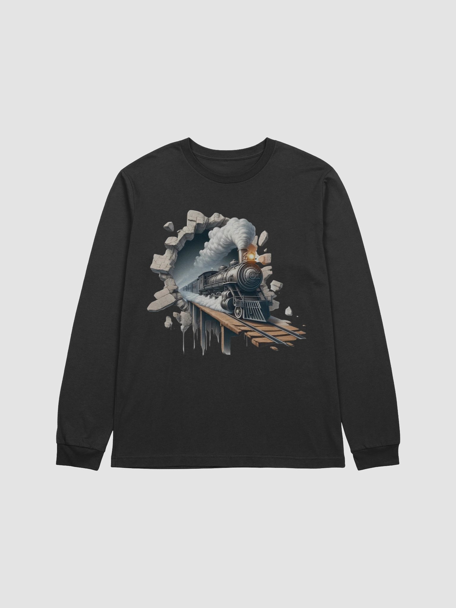 Steam Engine Breakthrough Long Sleeve T-Shirt product image (1)