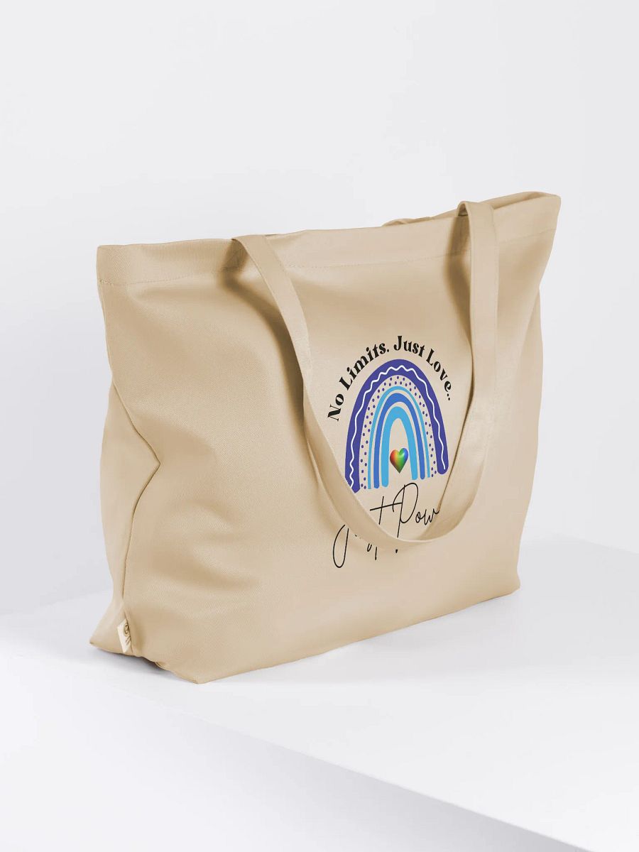 No Limits. Just Love. Just Power. Rainbow Eco Tote Bag product image (3)