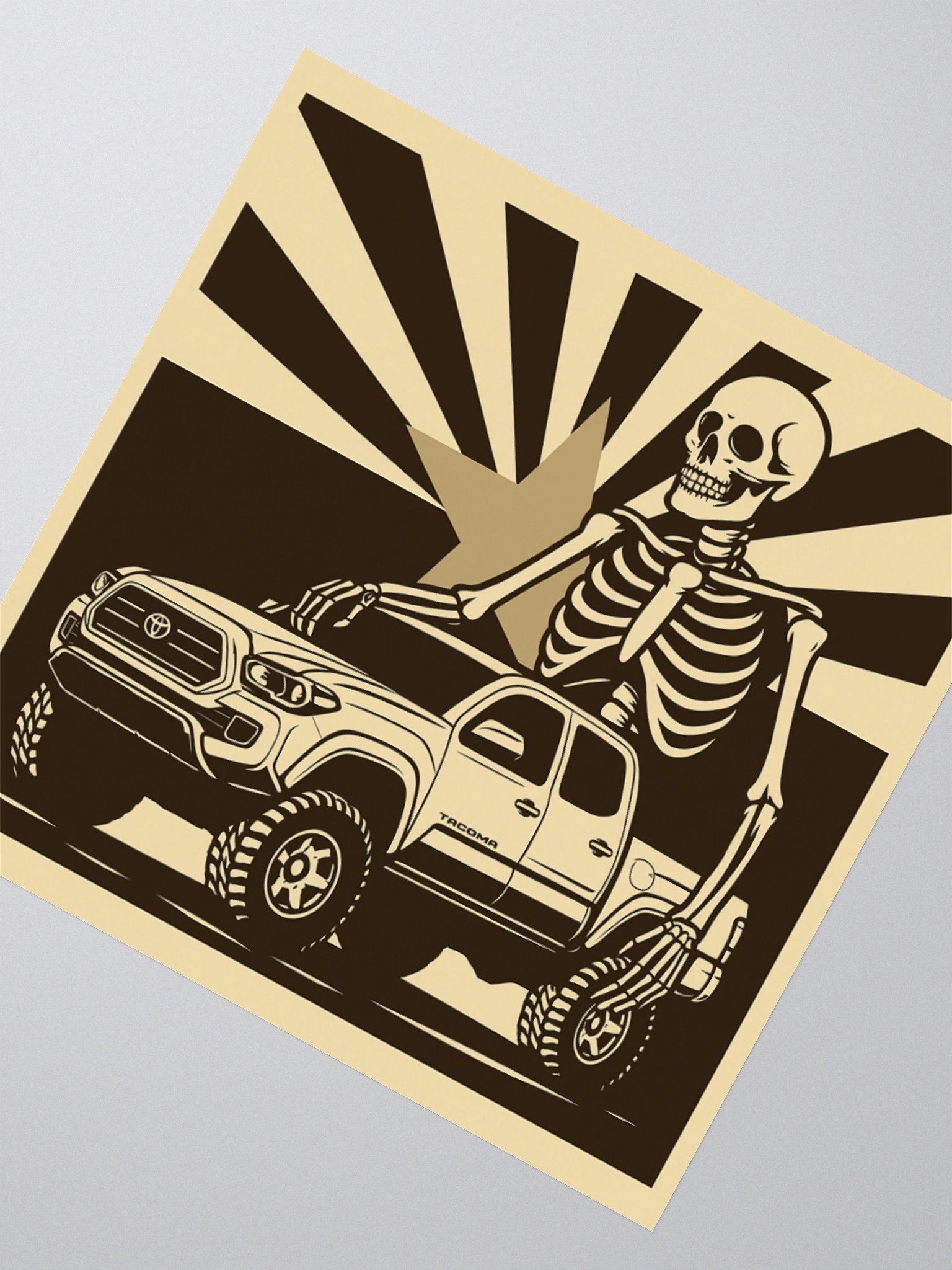 AZ Tacoma Skeleton Sticker product image (3)