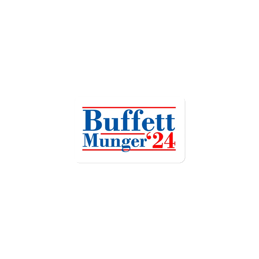 Buffett Munger '24 - Magnet, White product image (1)
