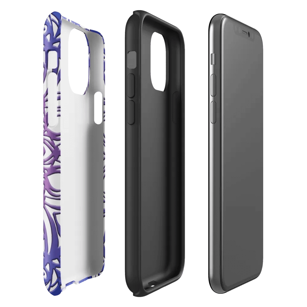 Purple blue mandala Phone case product image (6)