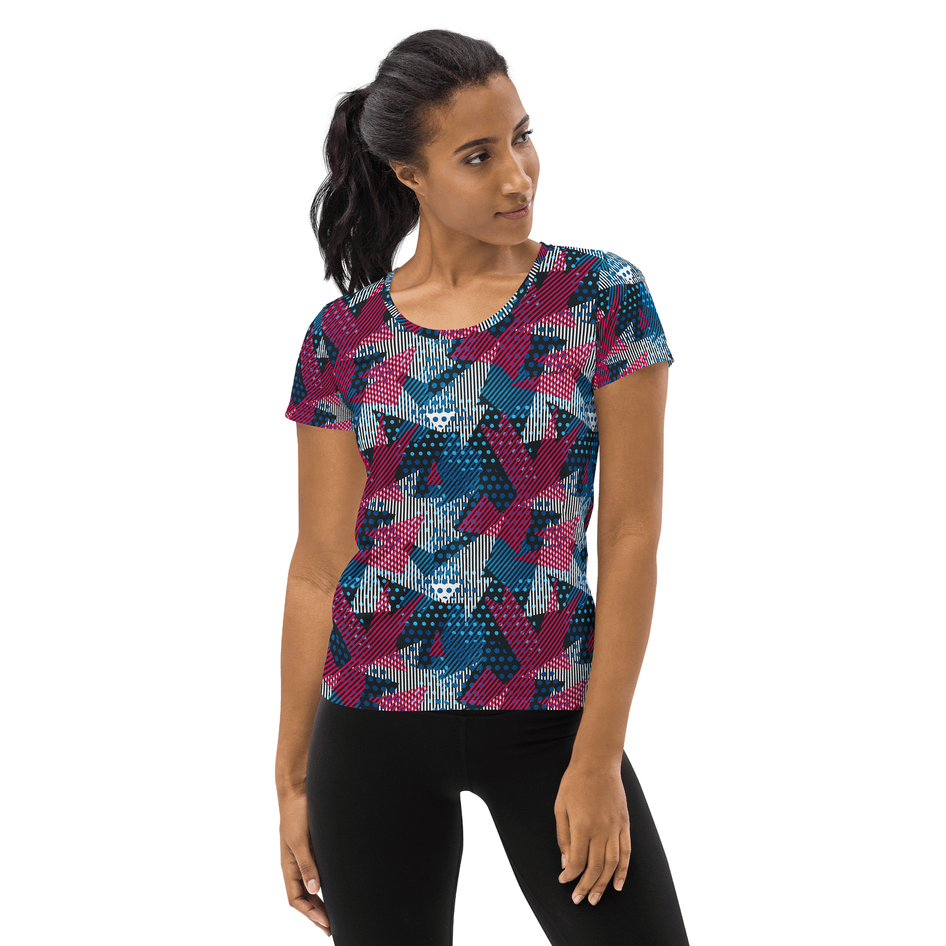 Devils Shapes | Women's Athletic T-Shirt product image (4)
