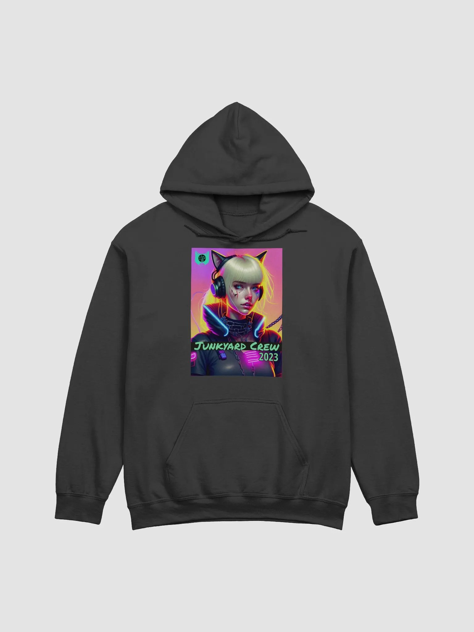 NEON TWO Pullover Hoodie Front Print (US, EU, AU and CA SHIPPING) product image (1)