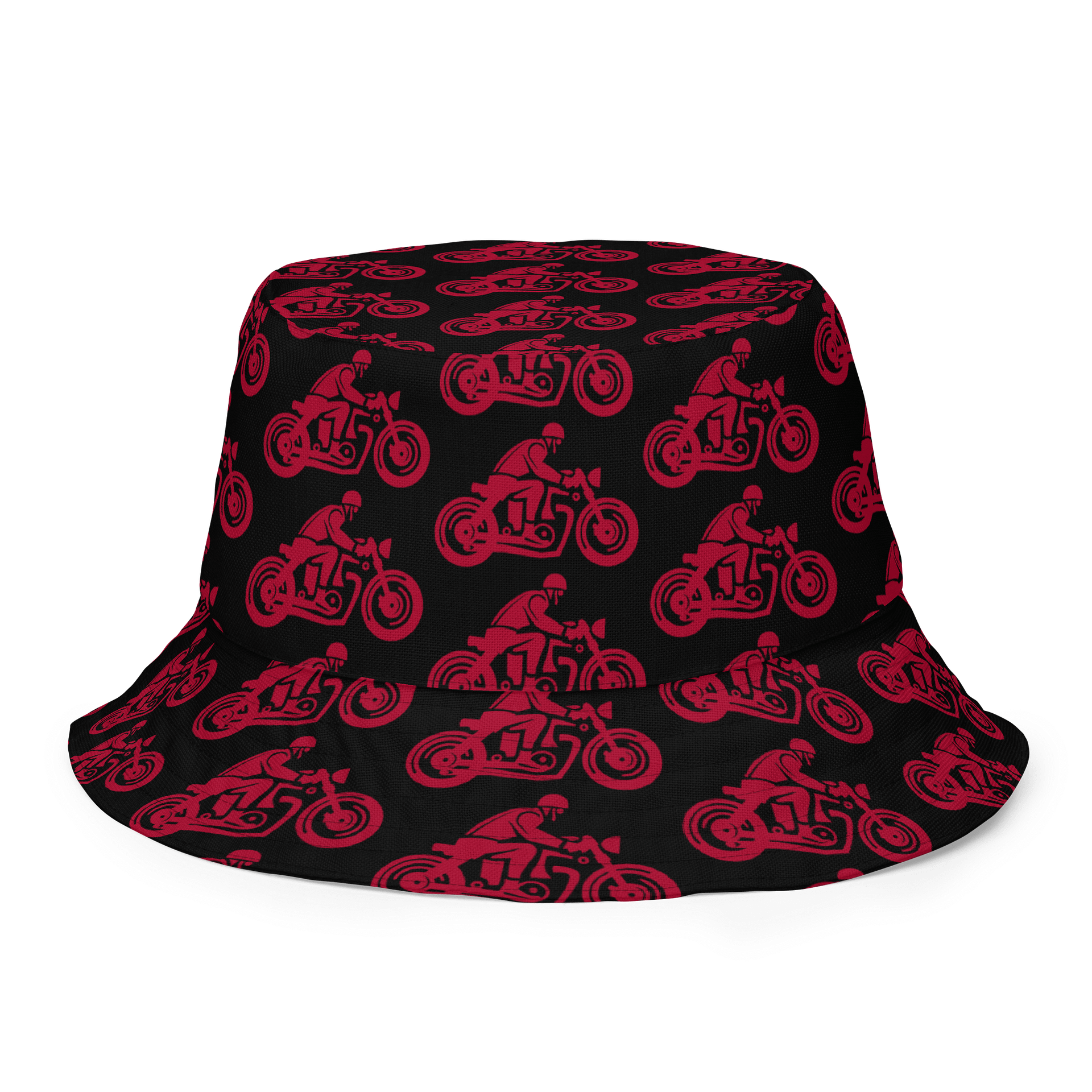 Retro Rider Reversible Bucket Hat – Vintage-Inspired 2-in-1 Hat for Bikers, Streetwear & Festival Style product image (2)