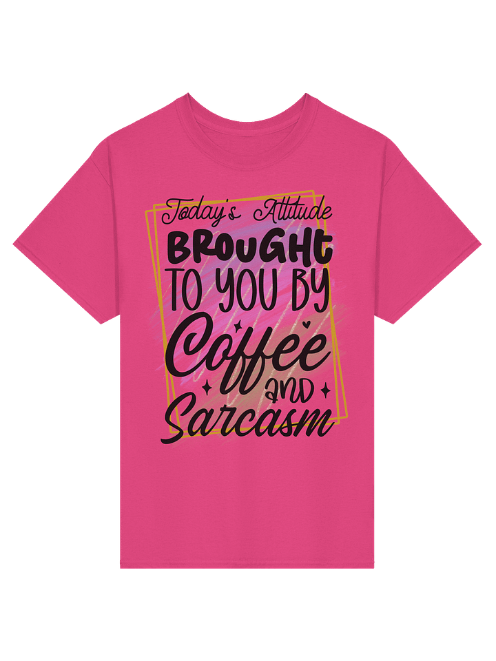 Coffee & Sarcasm Vibes Tee product image (5)