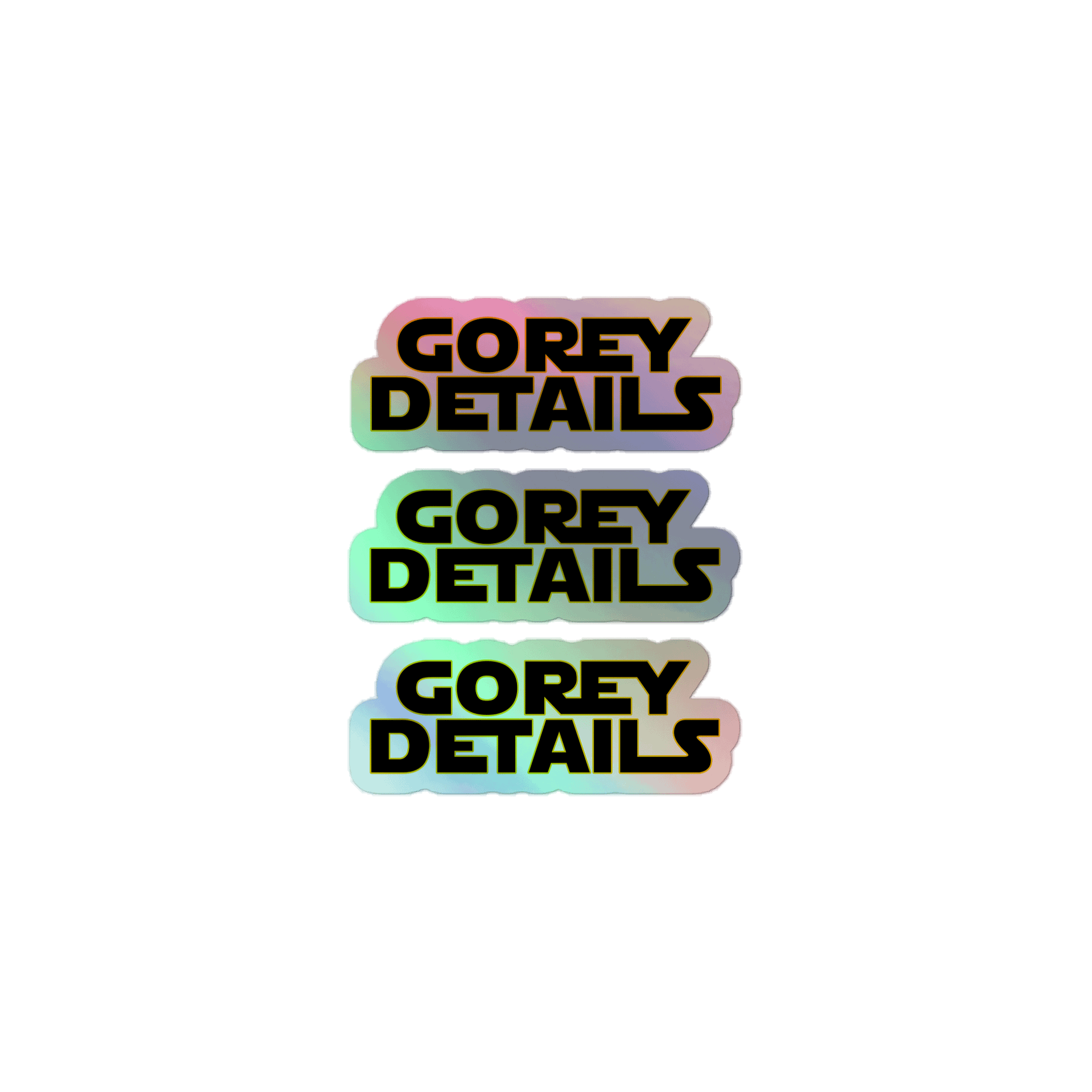 May the Fourth be with you - Kiss-Cut Holographic Sticker Sheet product image (1)