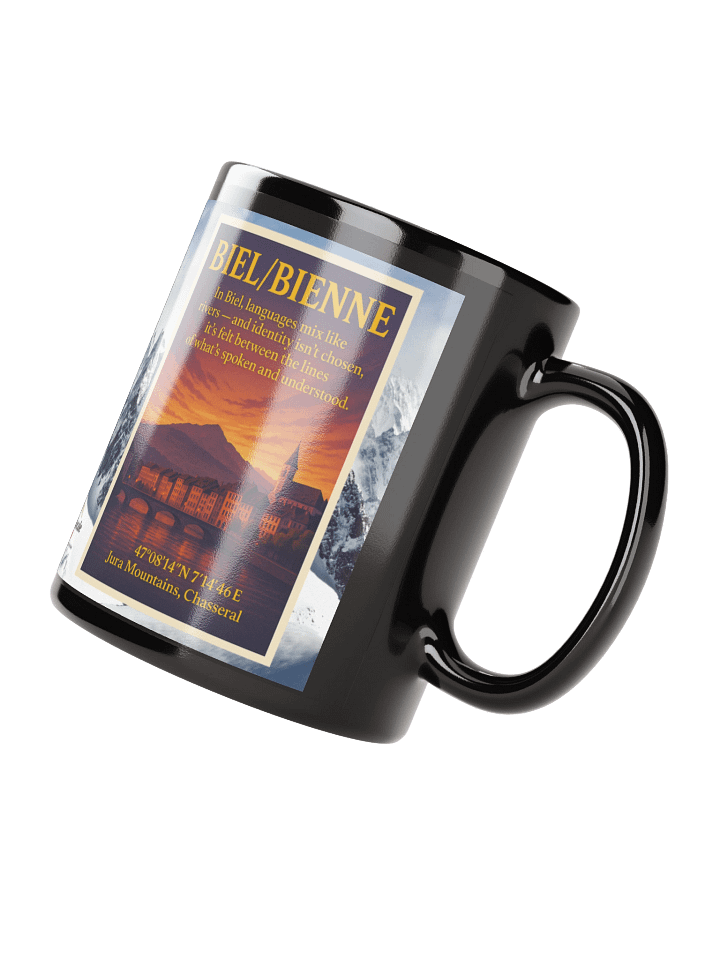 🇨🇭 Biel/Bienne Mug – Where Words Flow Like Rivers product image (2)