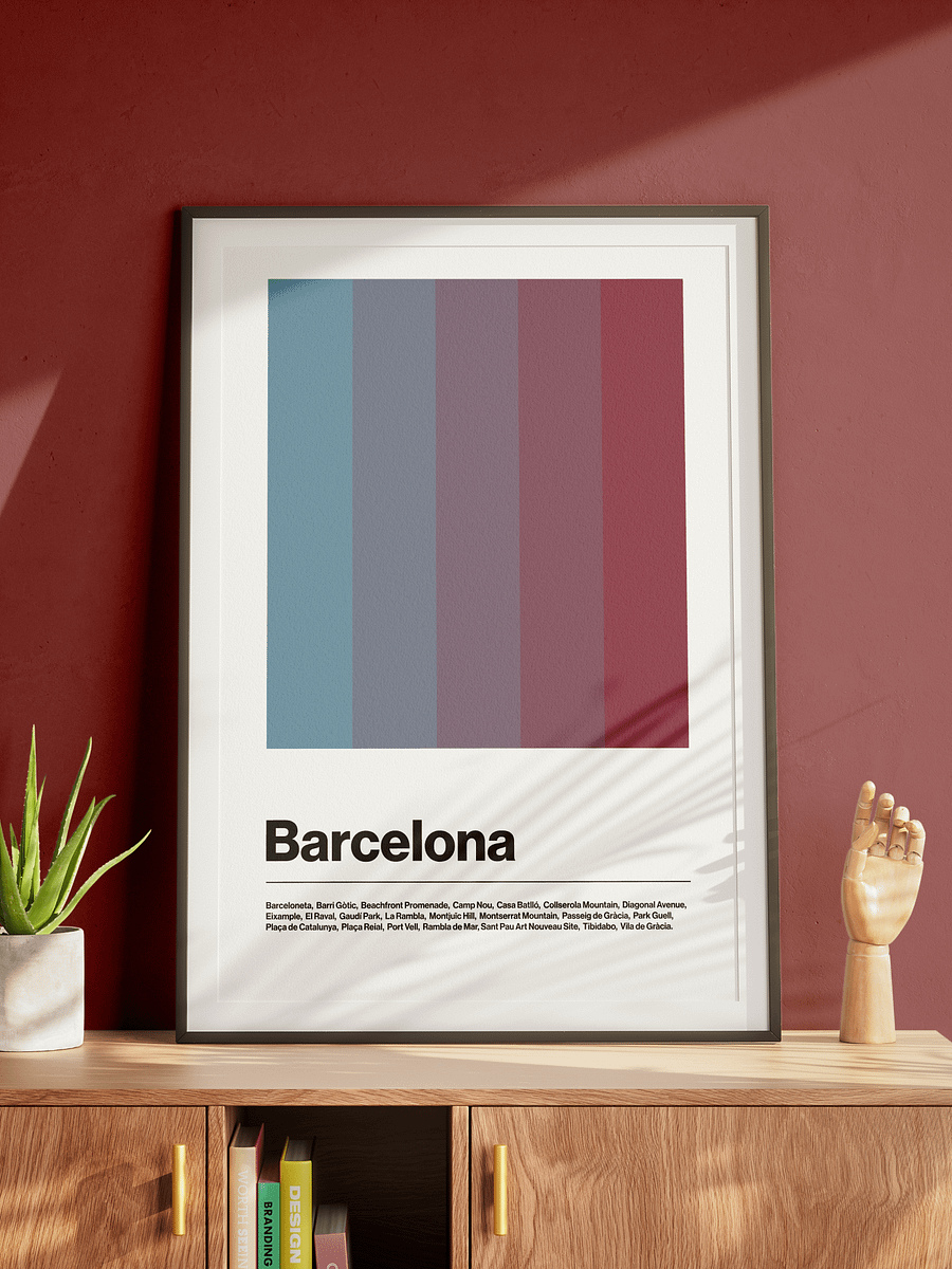 Barcelona Sunrise Poster product image (1)