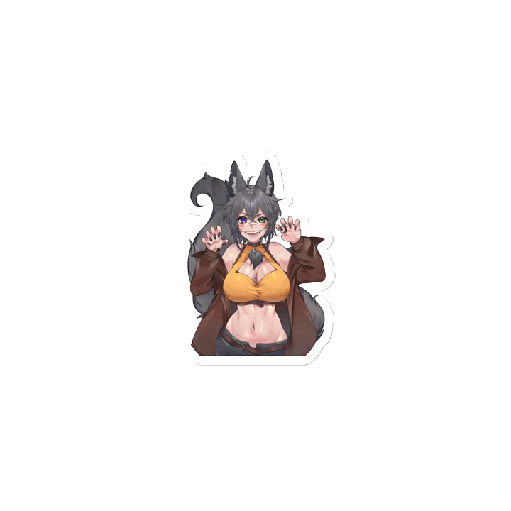 WolfcatRisi Rawr Magnet product image (1)