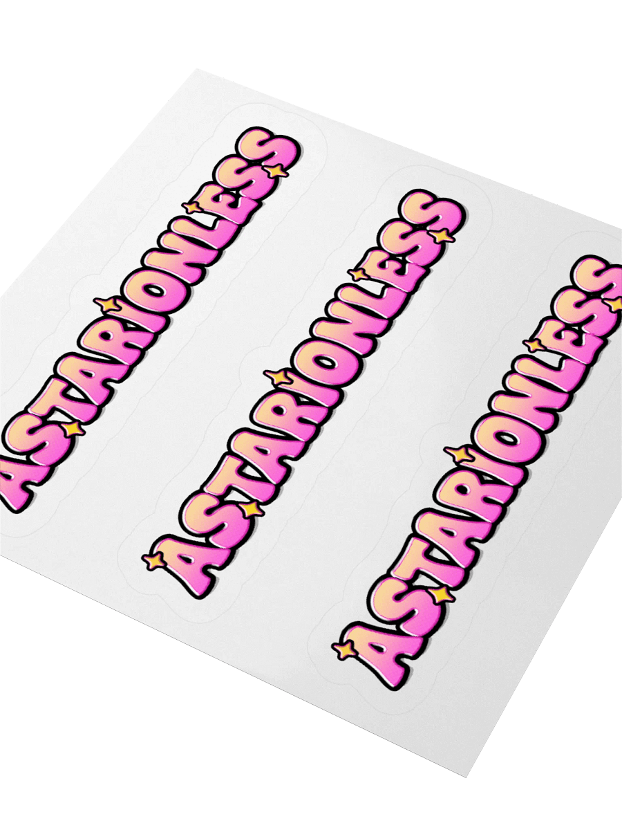 Human1 x Astarionless || Kiss Cut Stickers product image (3)