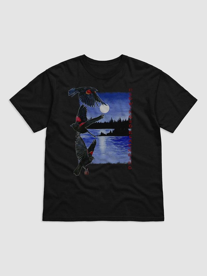 Flock 1 - Red-winged Blackbird T-Shirt product image (3)