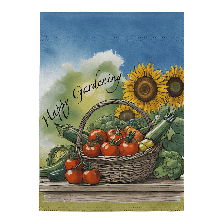 Happy Gardening - Garden Flag product image (2)