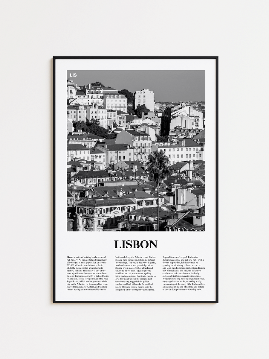 Lisbon 04 Newspaper Poster product image (1)