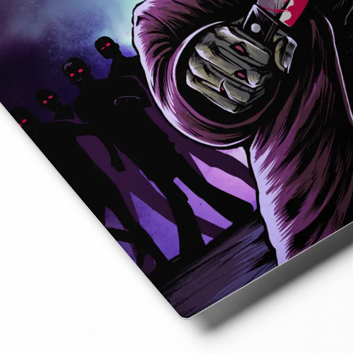 ZombieSlayer2948 Horror Edition Glossy Metal Print product image (2)