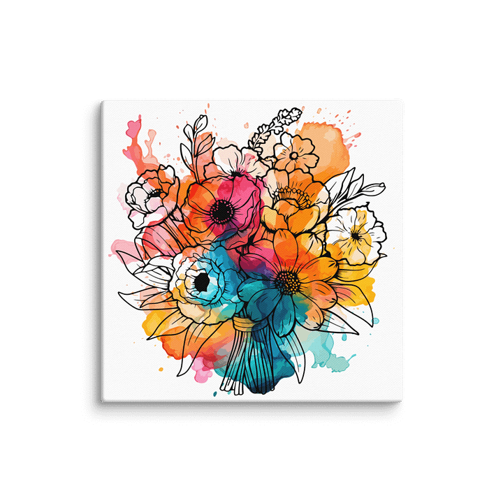 Floral Fusion Canvas Wall Art product image (6)