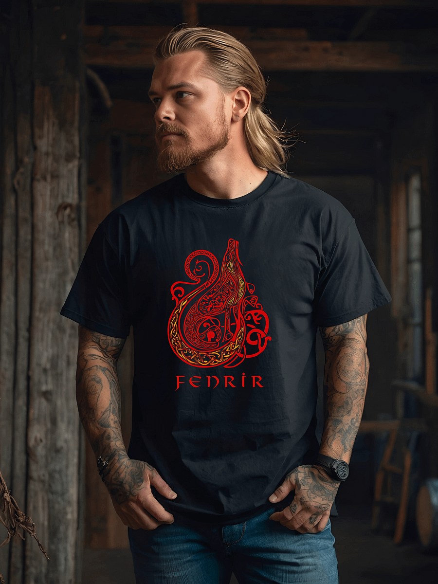 Unisex T-shirt - Fenrir Urnes - Black product image (1)