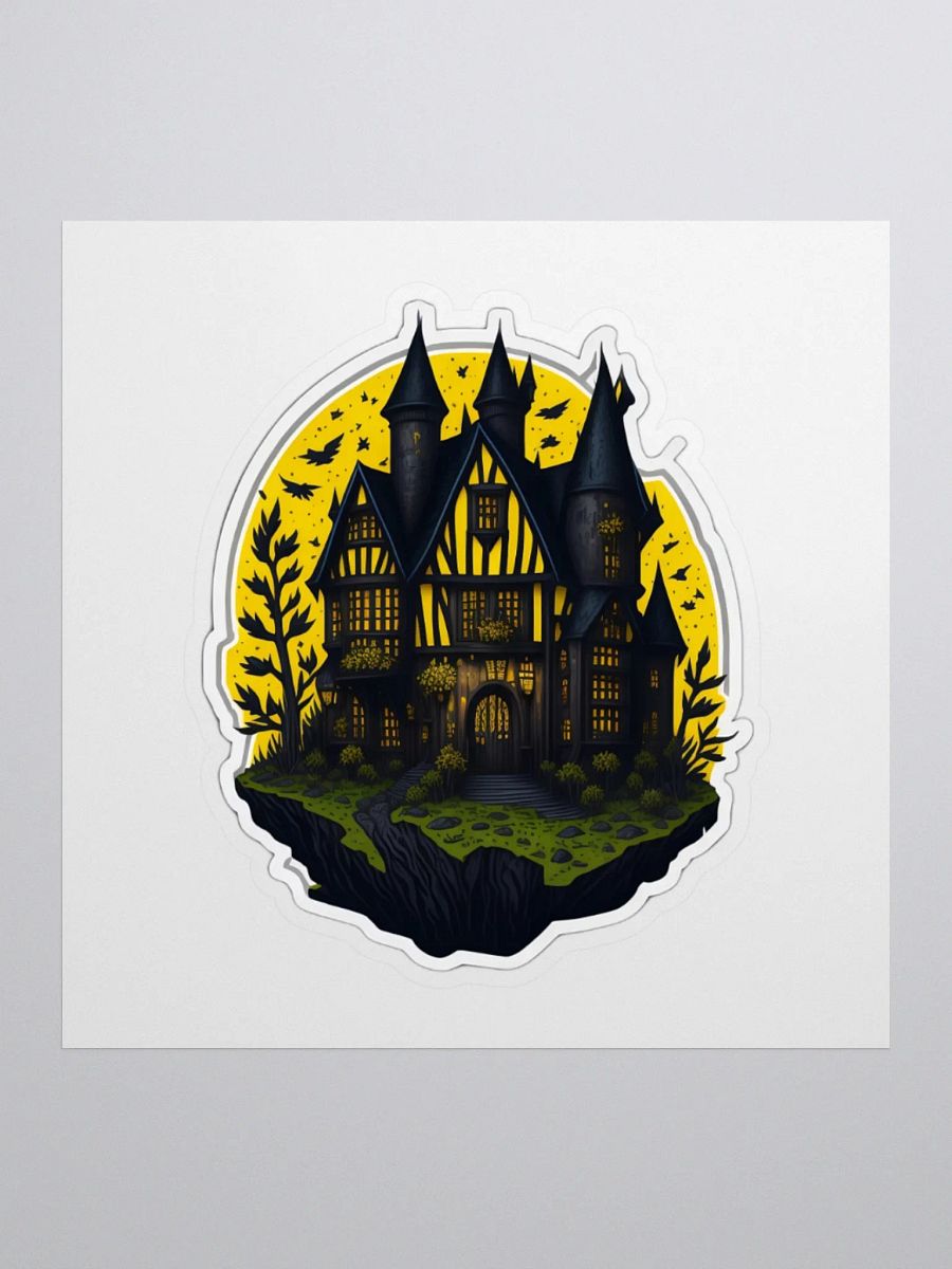 Ethereal Yellow Castle Sticker product image (1)