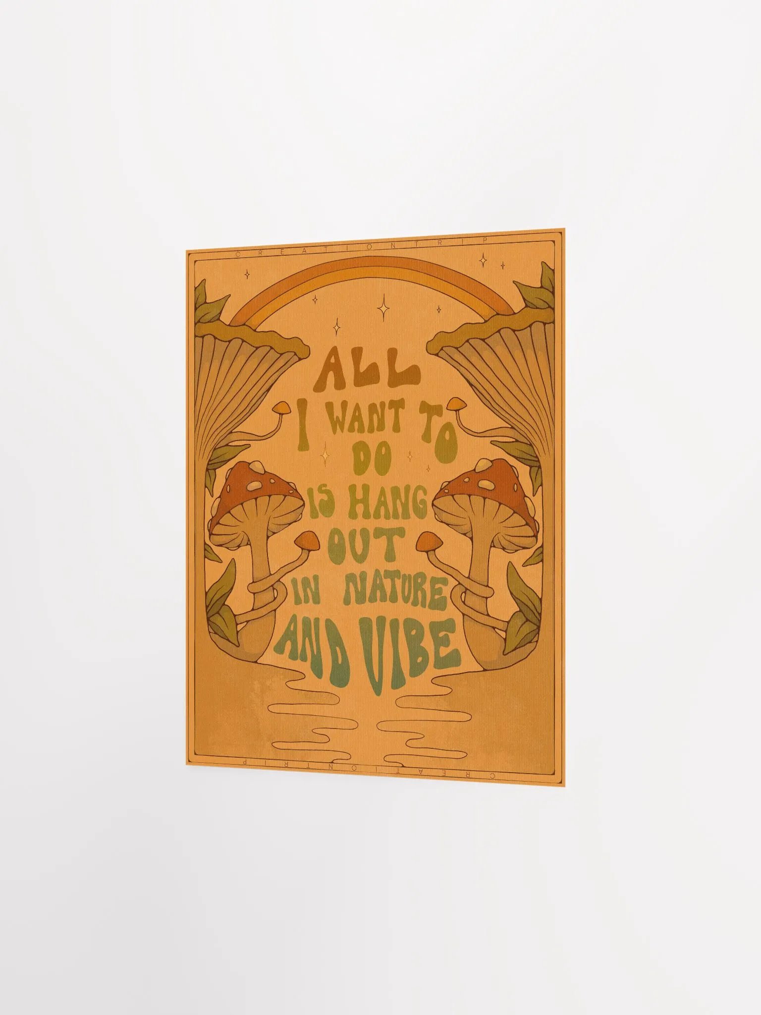 Matte Poster - Hang Out and Vibe product image (1)