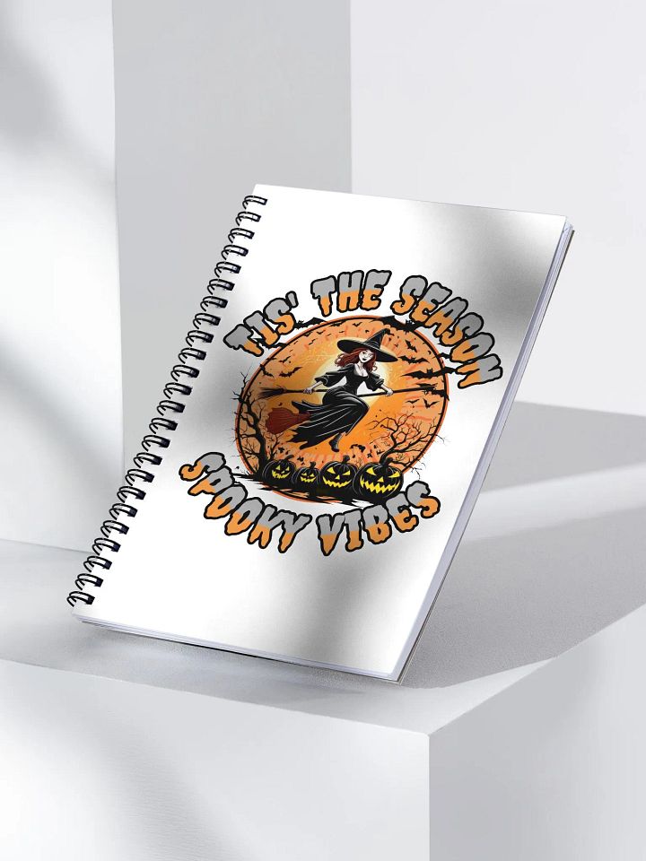 Tis The Season Spooky Vibes Spiral Notebook product image (2)