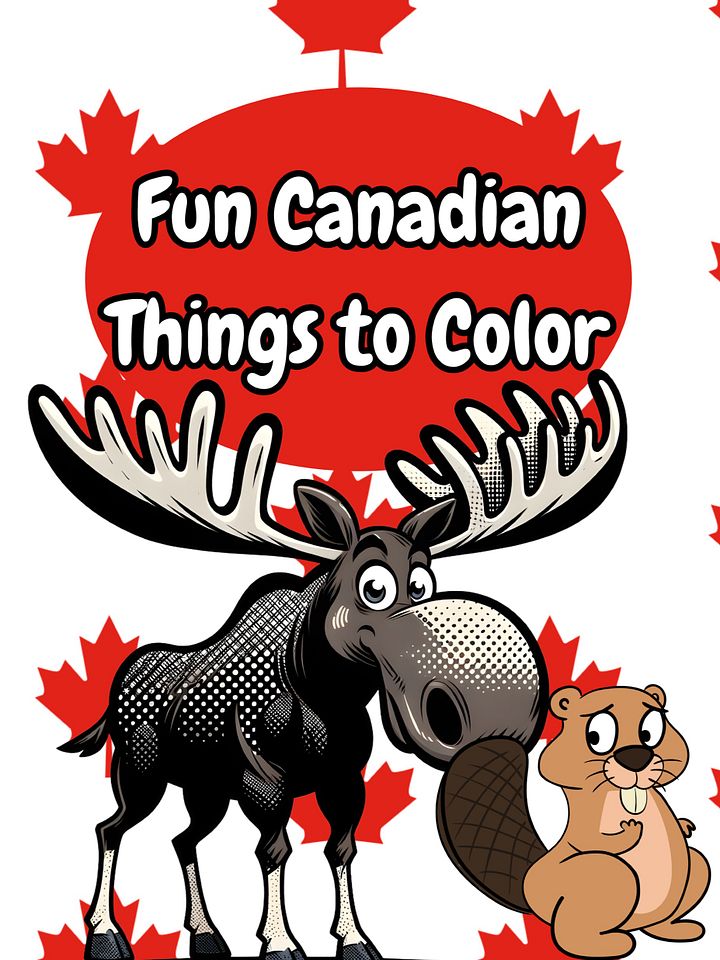 Fun Canadian Things to Color for Adults product image (1)