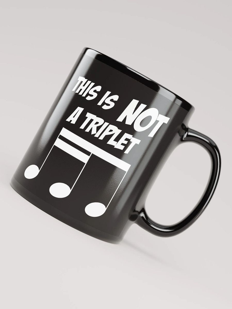 Triplet mug (white text) product image (4)