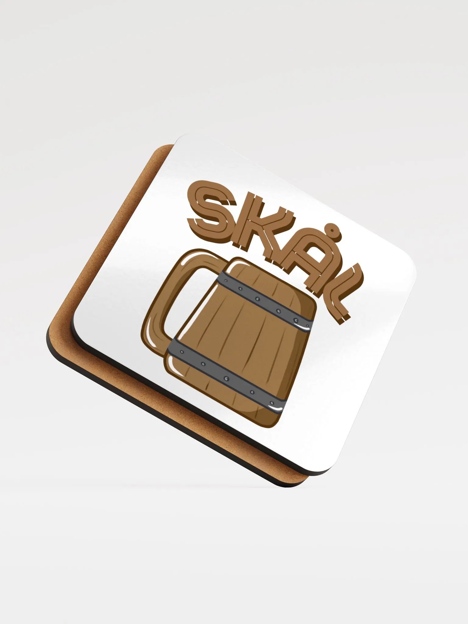 Skål Glossed Cork Coaster product image (6)