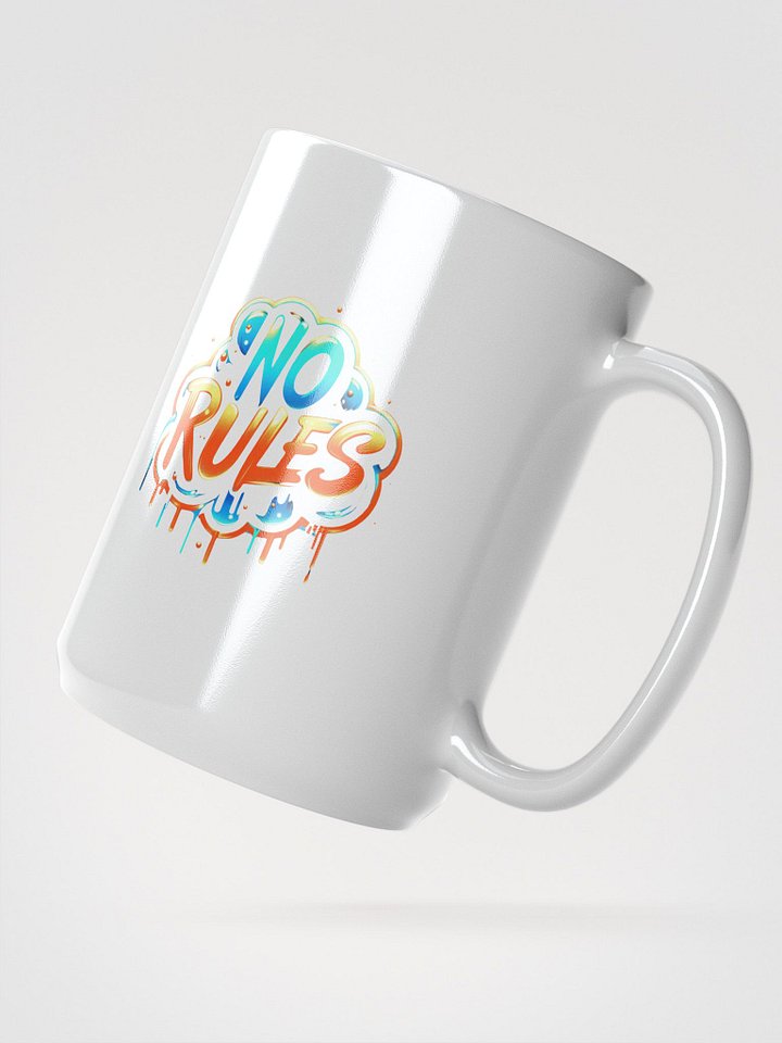 NO RULES – Neon Graffiti Street Text product image (2)