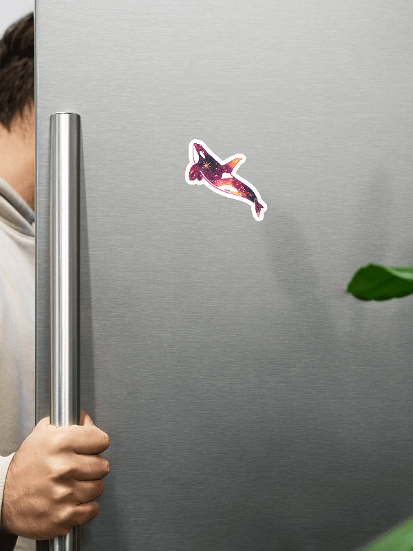 Galaxy Orca - Red Variation Magnet product image (3)