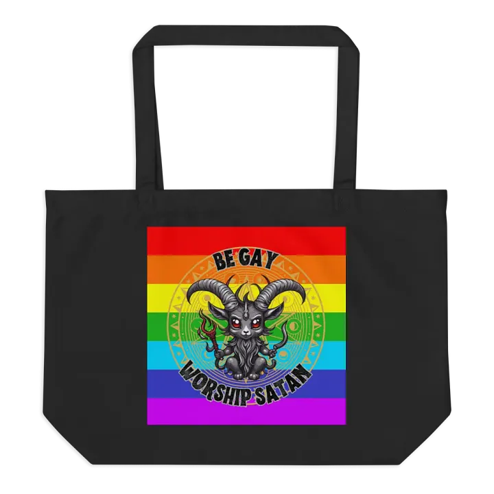 Be Gay Worship Satan Tote Bag product image (2)