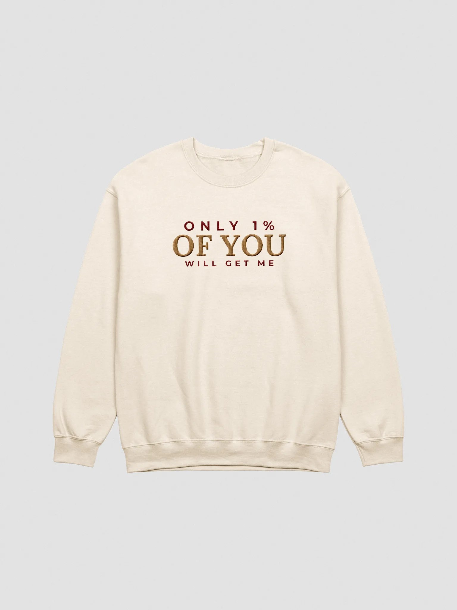 Only 1% Human Design Reflector Embroidered Sweatshirt product image (2)