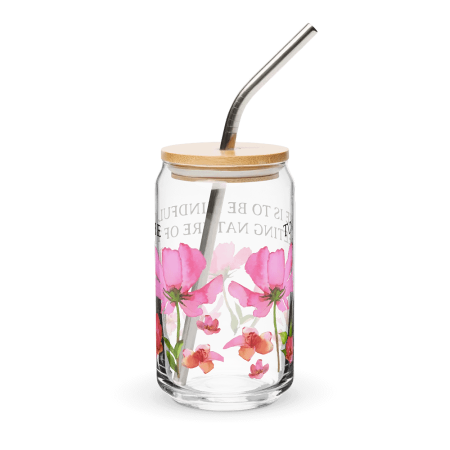 Seneca Quote Can-Shaped Glass product image (2)