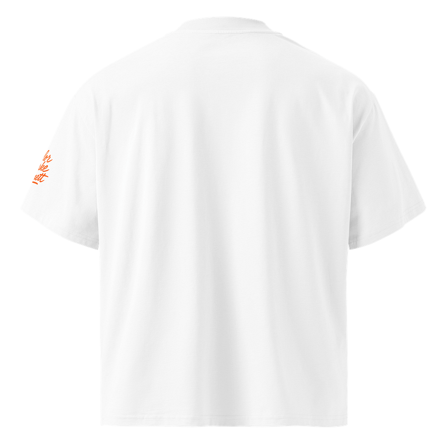 Not Tonight Oversized Tee (White) product image (2)