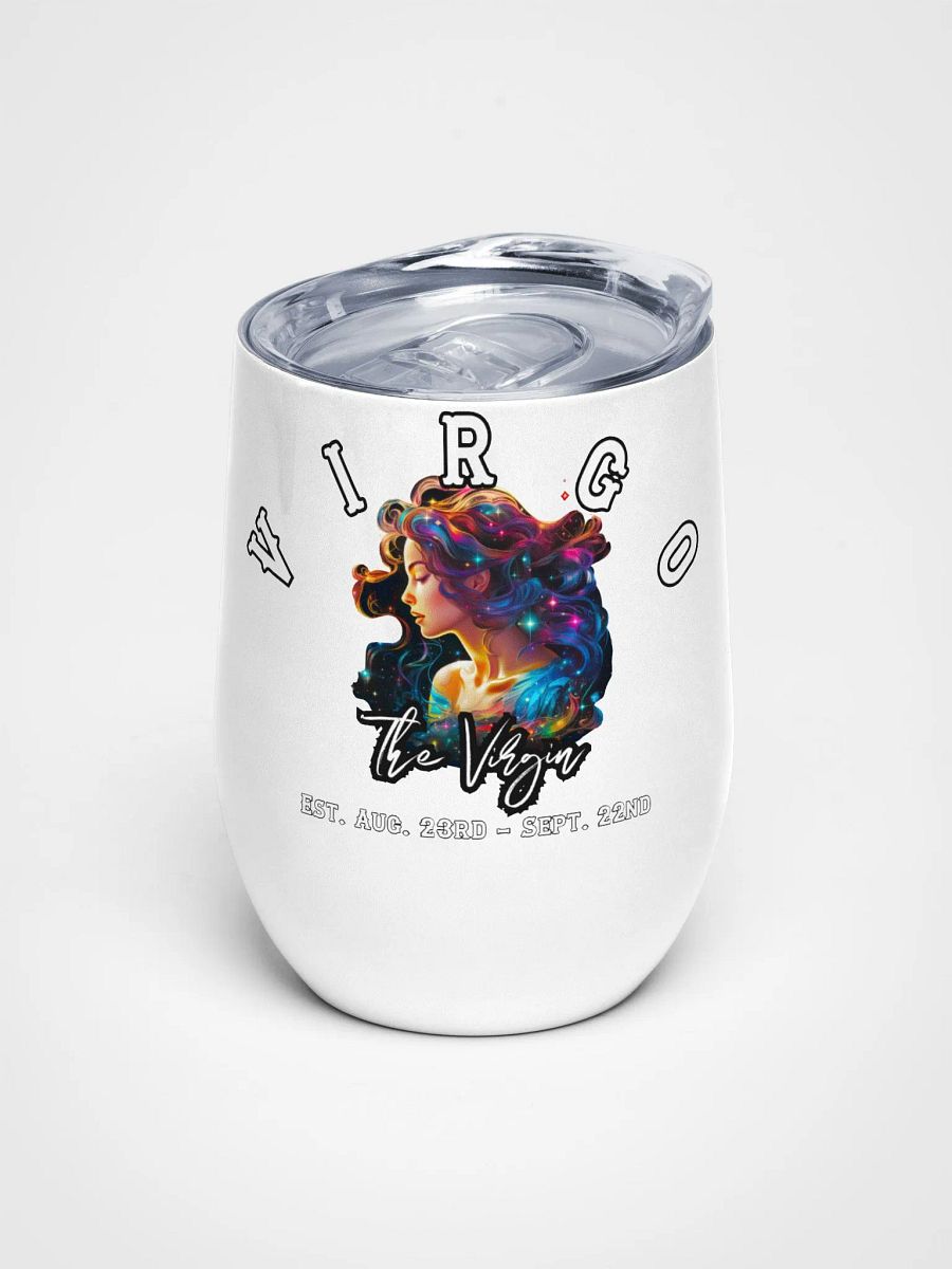 Virgo - Zodiac Wine Tumbler product image (3)