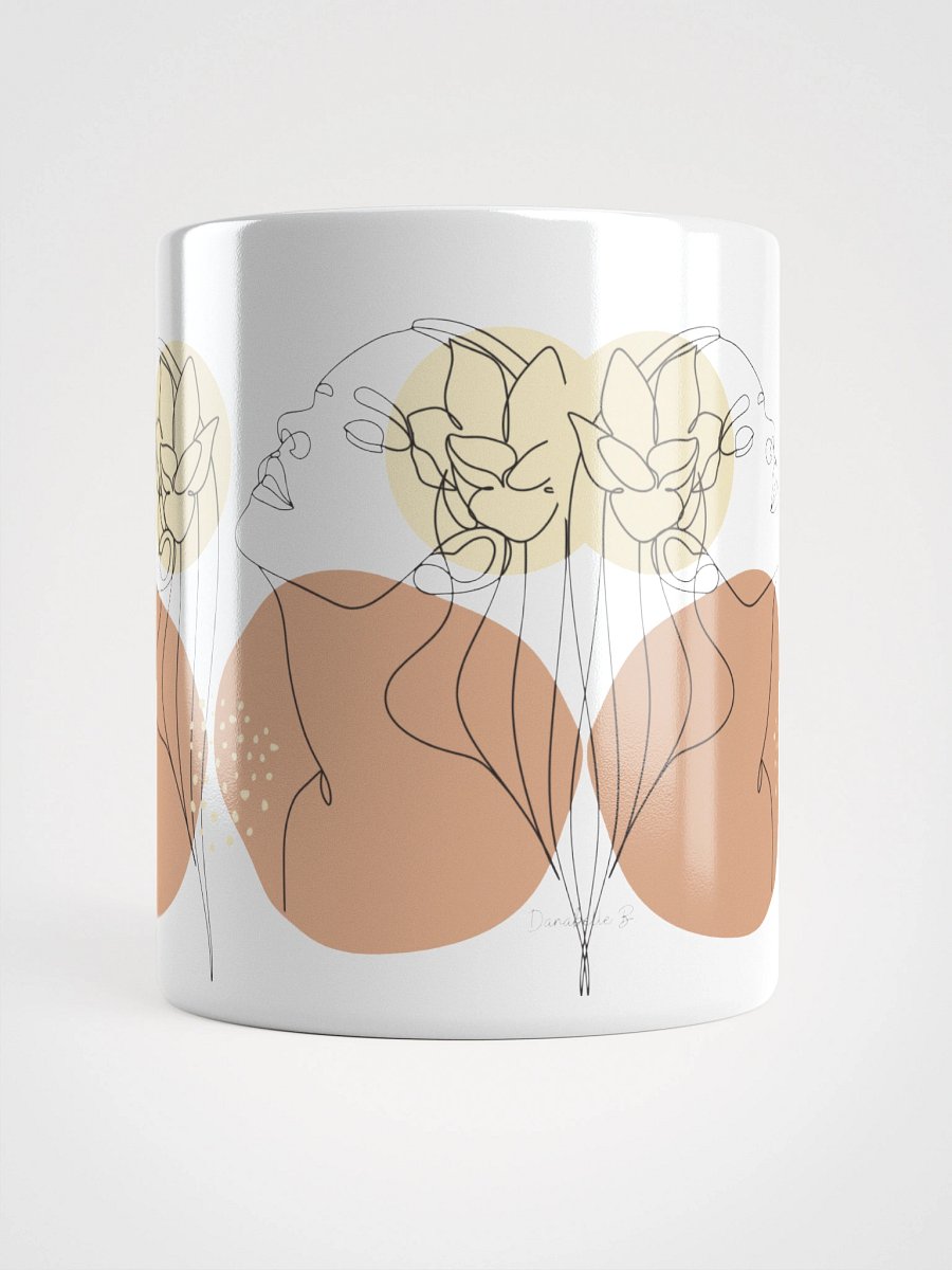 Mug Blanc Equilibre Femme Terracota - Force Intérieure - Idée Cadeau Raffiné product image (5)