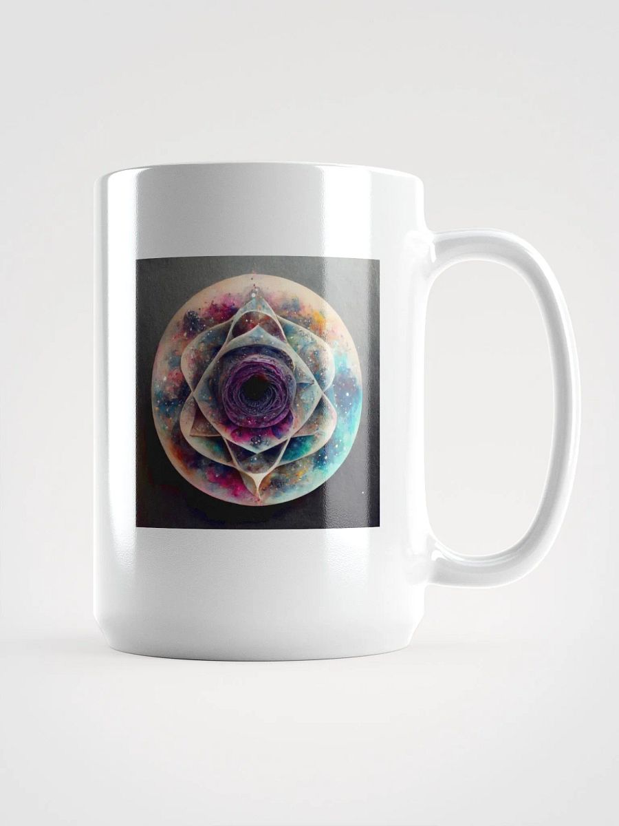 Galactic Rose White Glossy Mug product image (1)