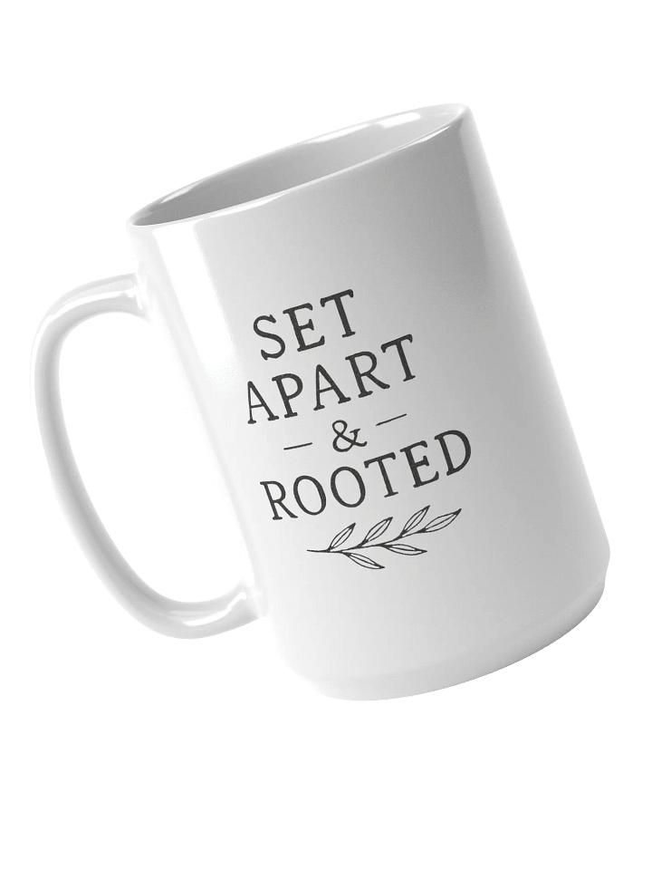 Set Apart & Rooted Leaf Logo Mug product image (1)