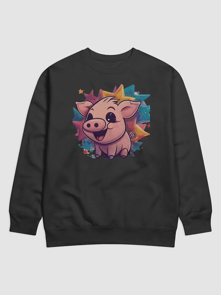 Starry-Eyed Piglet Premium Sweatshirt product image (1)
