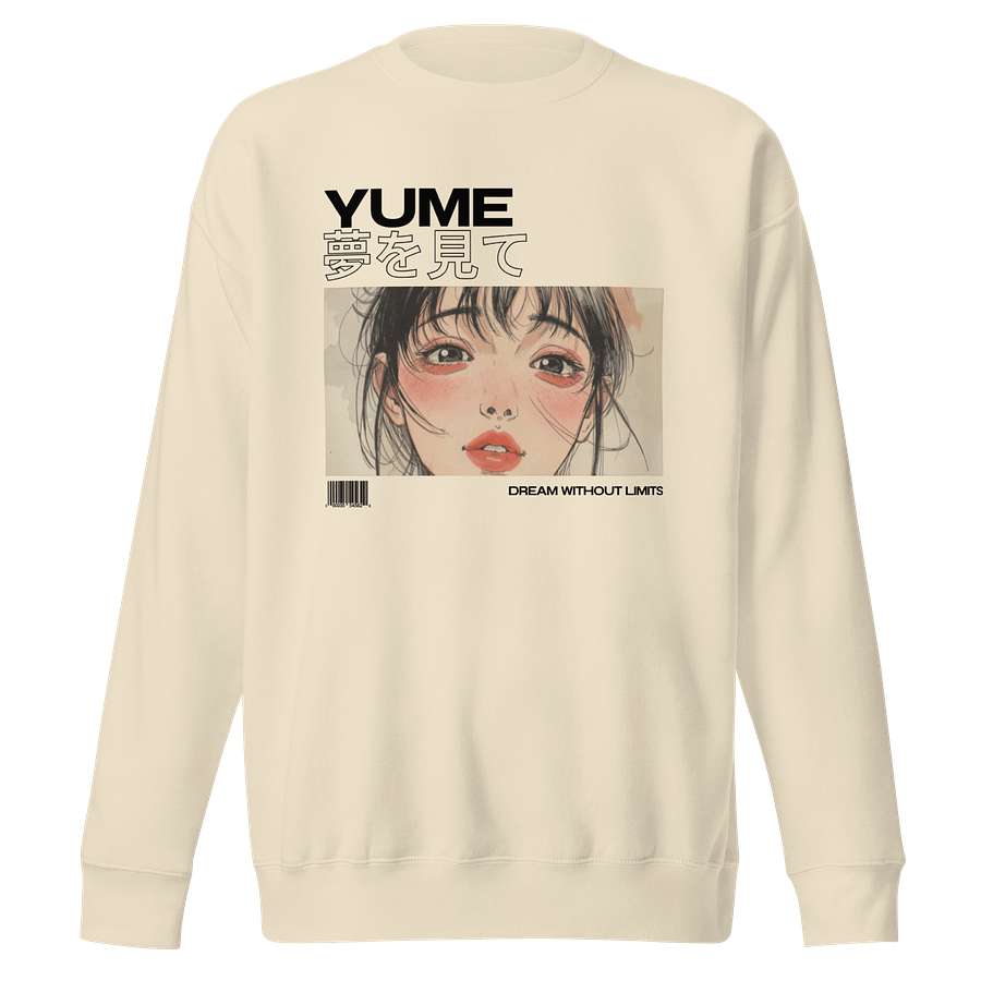 Yume (夢) Japanese Anime Inspired Sweather – “Dream Without Limits” Aesthetic Tee Light product image (1)
